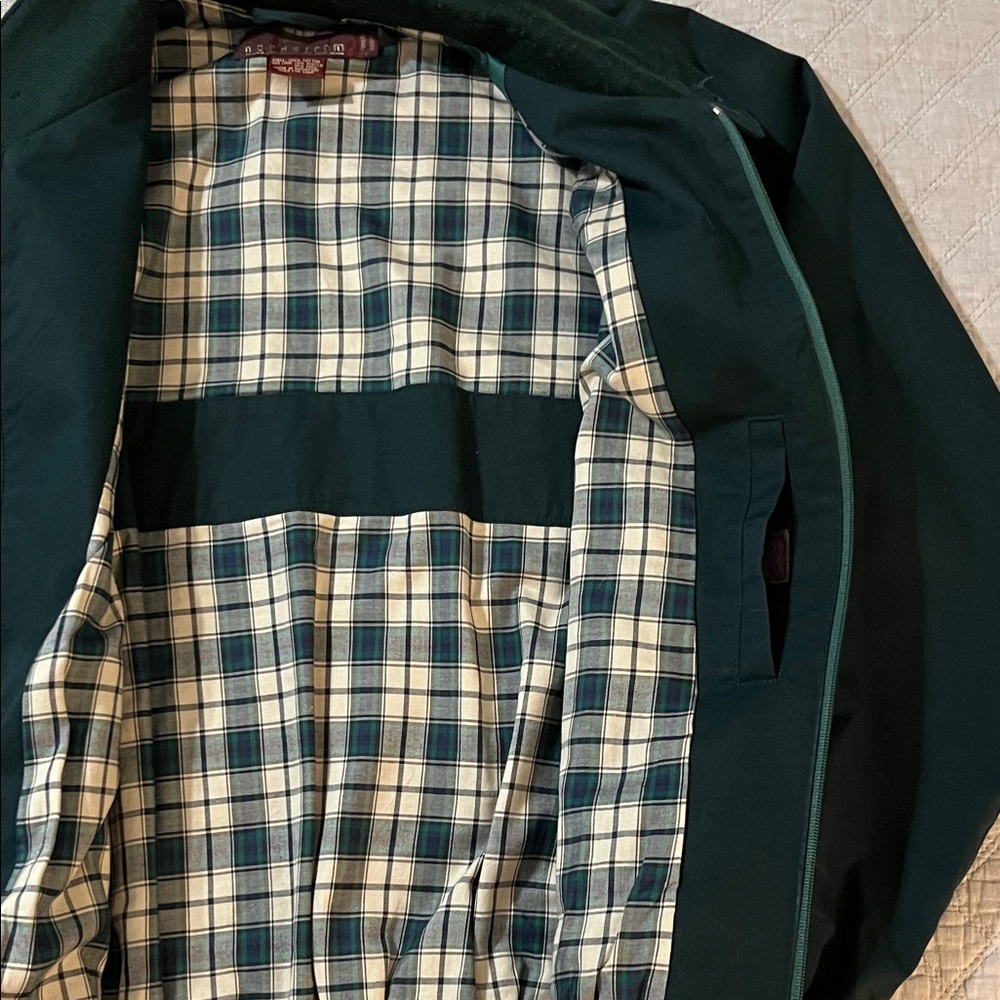 Nordstrom Harrington / Barracuda Style Deep Green Jacket - Picture 4 of 8